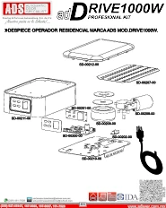 OPERADOR RESIDENCIAL MARCA ADS MOD.DRIVE1000W